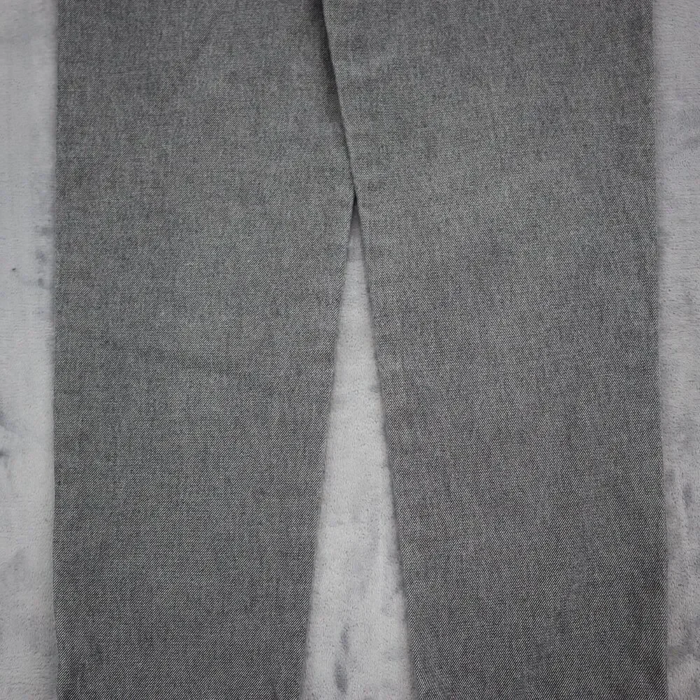 Liz Claiborne Pants Womens 8 Gray Straight Ankle Zip Hook Eye Dark Wash Jeans